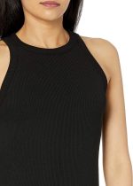 The Drop Women's Valerie Cutaway-Neck Racerback Rib Knit Tank Top - Image 3